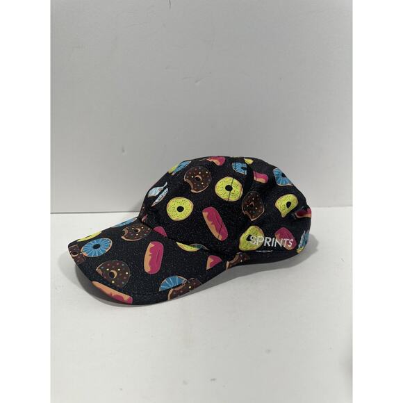 Sprints DONUTS Unisex Running Hat Cap 100% RARE Design Gorgeous See Photos - Picture 1 of 8
